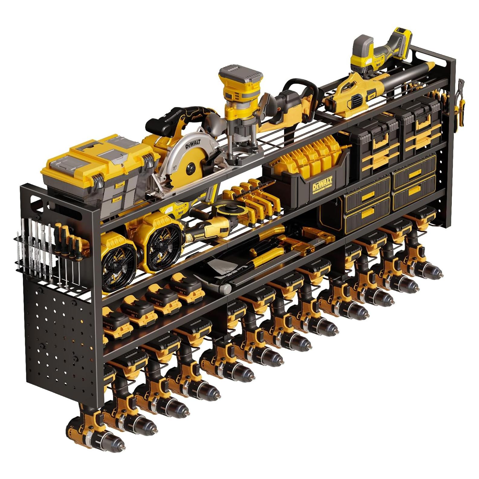 Organizador de Herramientas de Pared STURDIFLOW 125cm 620kg 4 Niveles