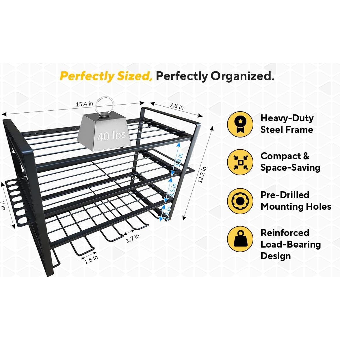 Organizador de Herramientas Nueve Cuarenta 4 Capas Acero 2.6 kg