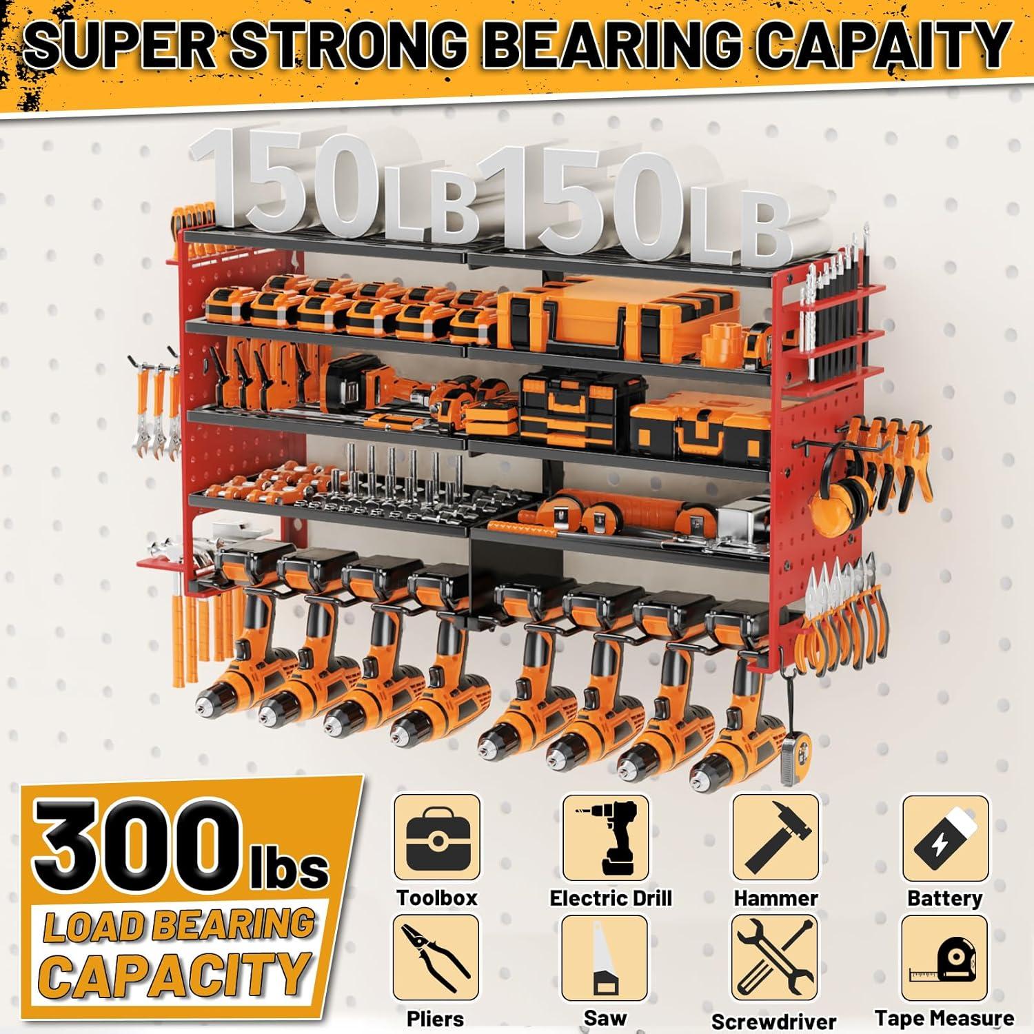 Organizador de Herramientas de Pared DAYSUP 5 Capas Metal 136kg