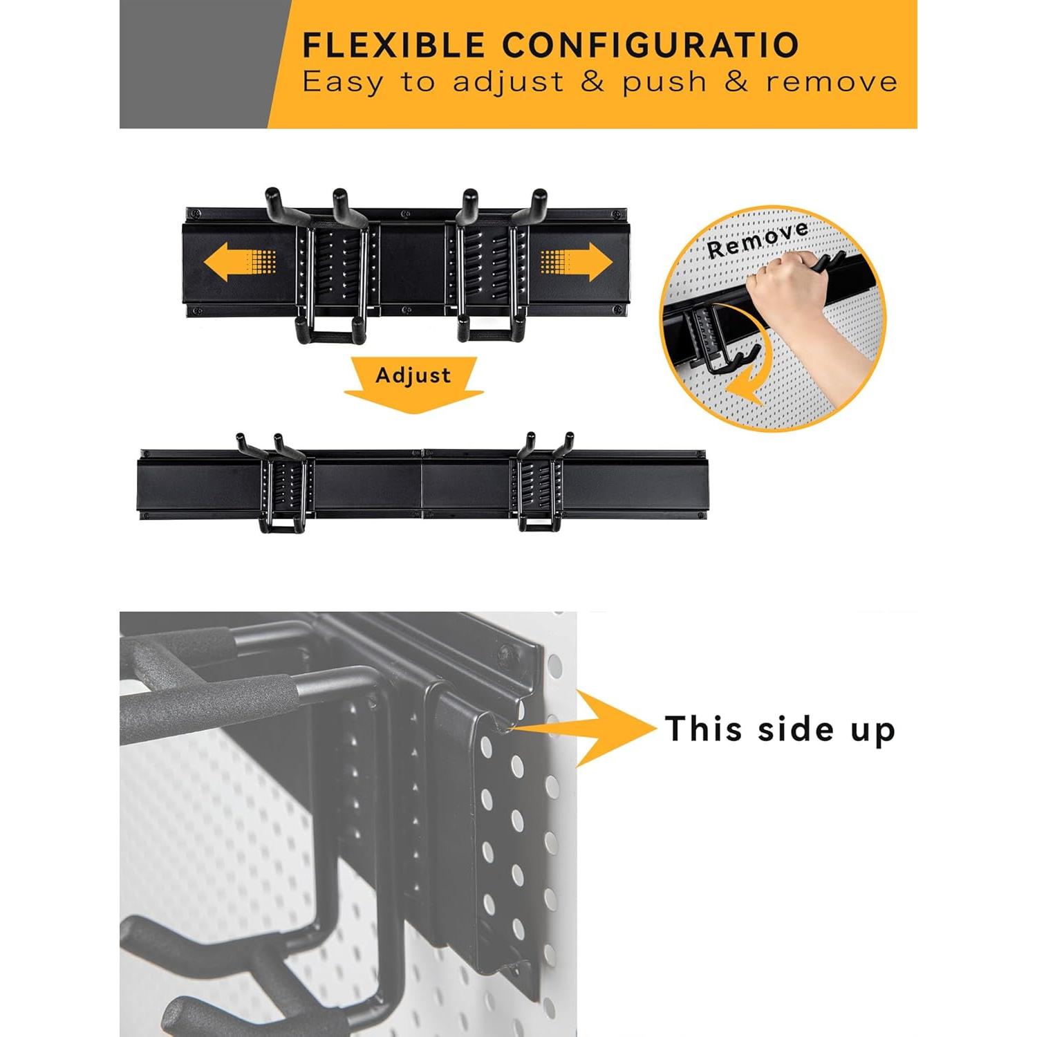 Organizador de herramientas de garaje YOUNITA 96" ajustable 435kg