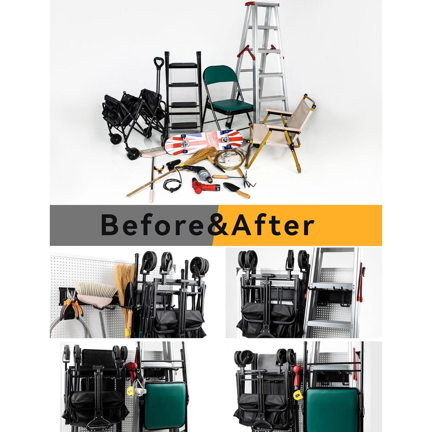 Organizador de herramientas de garaje YOUNITA 96" ajustable 435kg