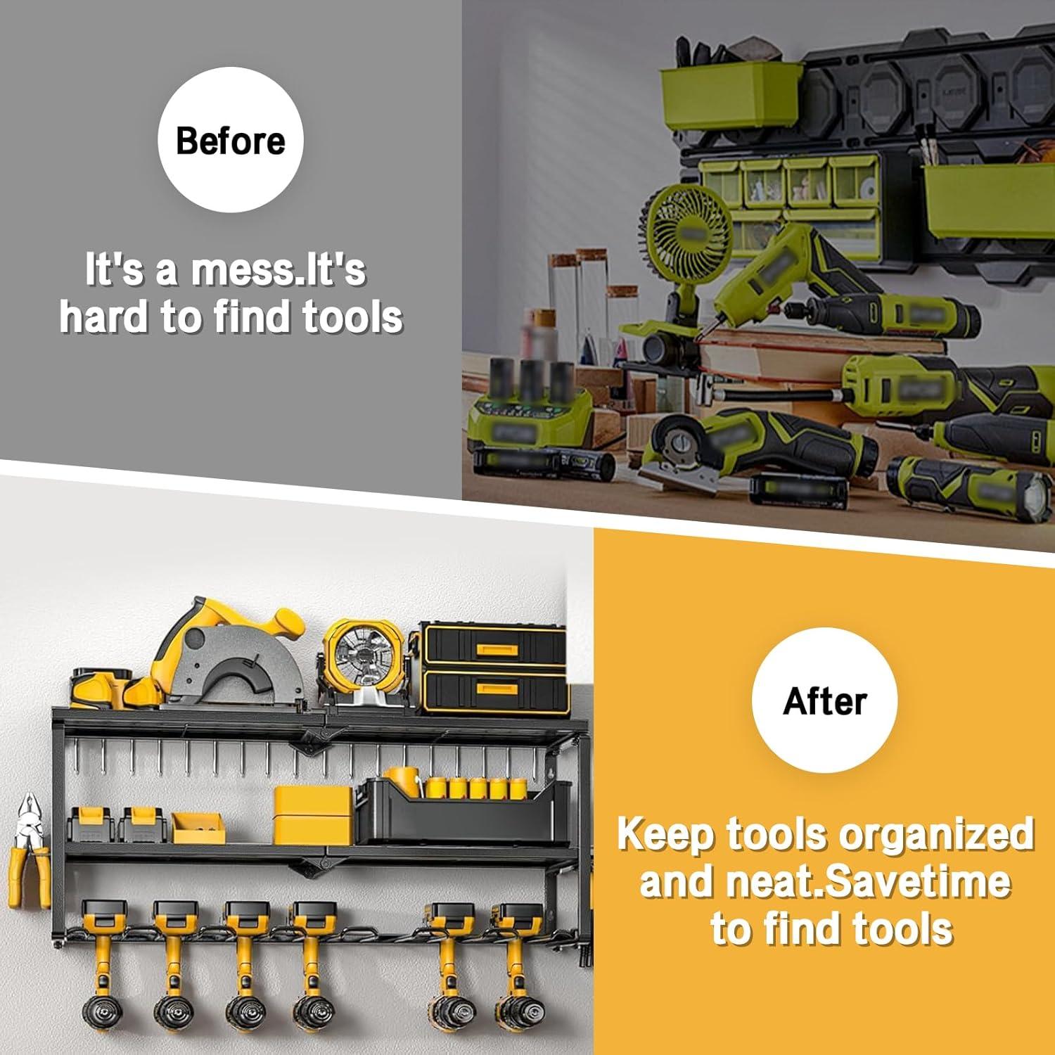 Organizador de Herramientas de Pared TRUELAND - Metal 68 kg