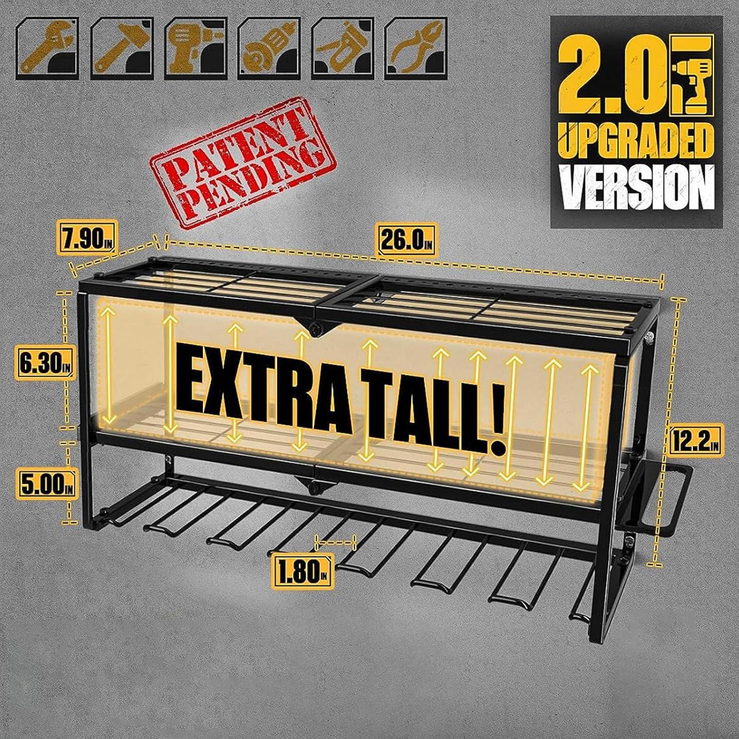 Organizador de Herramientas iFCOW de Pared 3 Niveles 68 kg