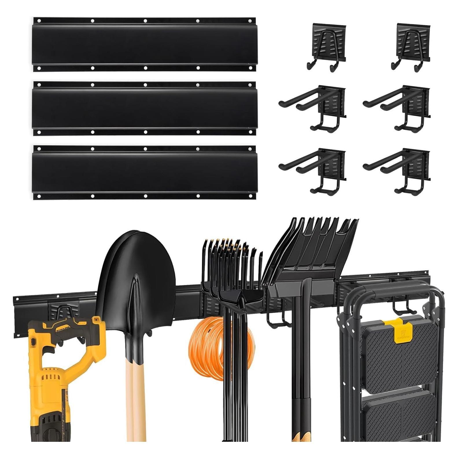 Organizador de Garaje Pruite 48" con Ganchos Ajustables 199kg