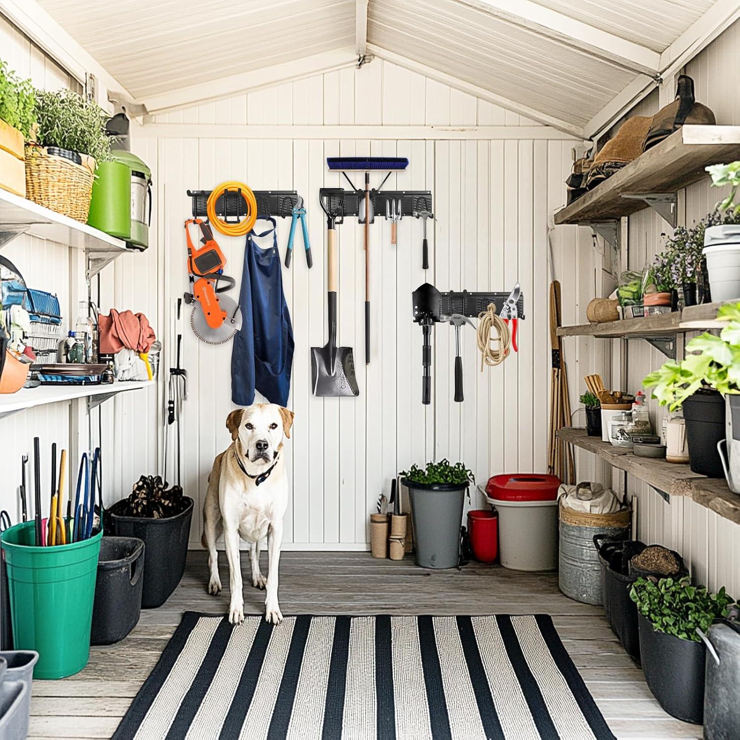 Organizador de Garaje Pruite 48" con Ganchos Ajustables 199kg