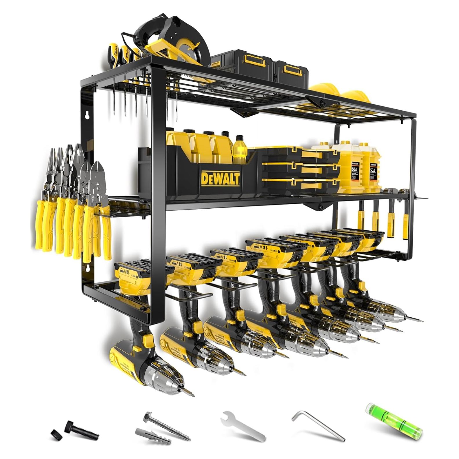 Organizador de Herramientas de Pared TOVE KNIGHTY 3 Capas 68 kg