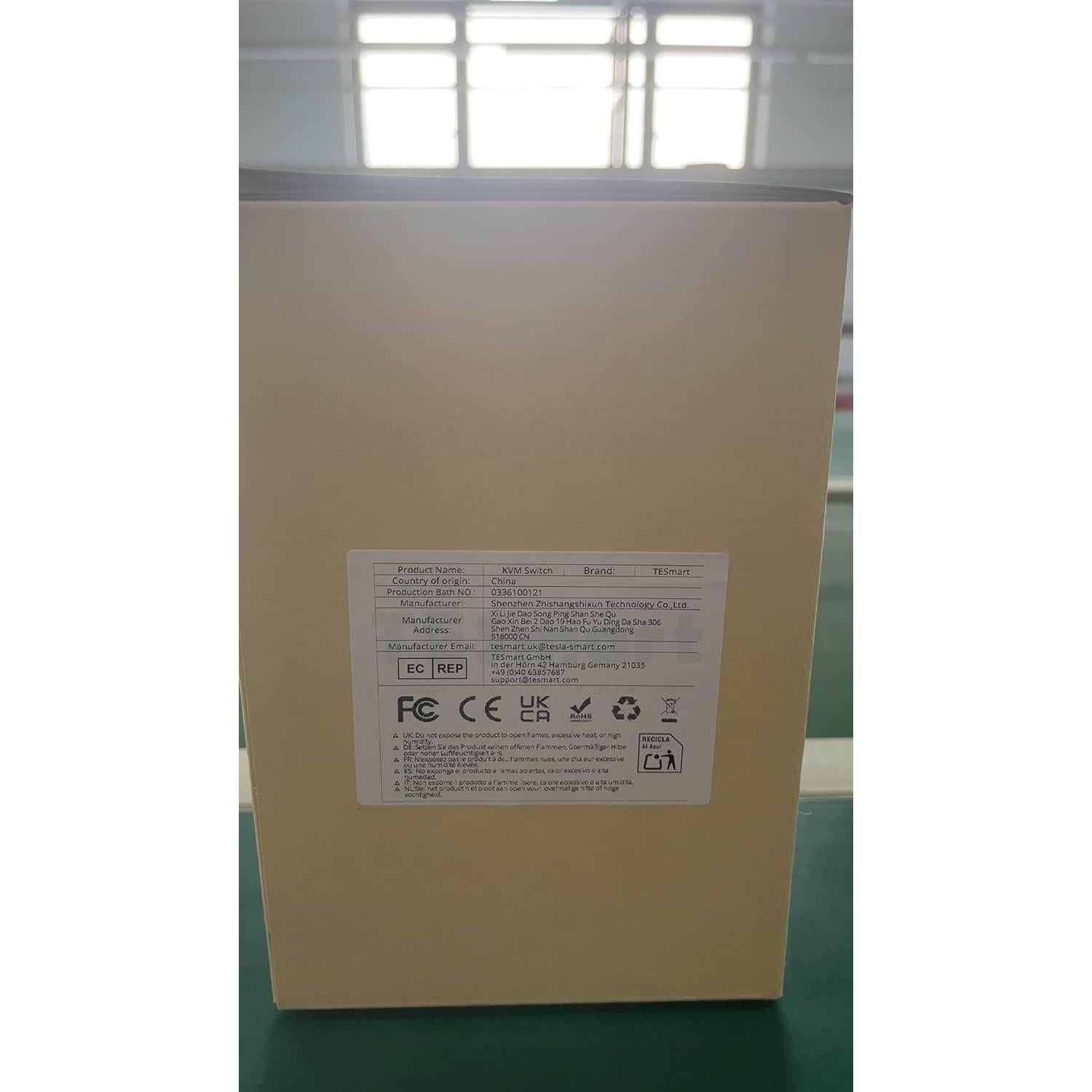 Interruptor KVM HDMI 8 Puertos TESmart 4K@60Hz USB 2.0