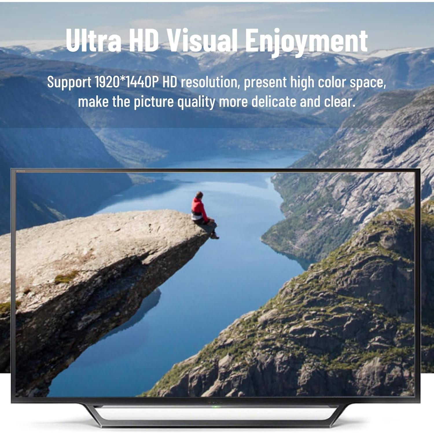 Conmutador KVM 4 Puertos Hilitand USB 2.0 VGA SVGA