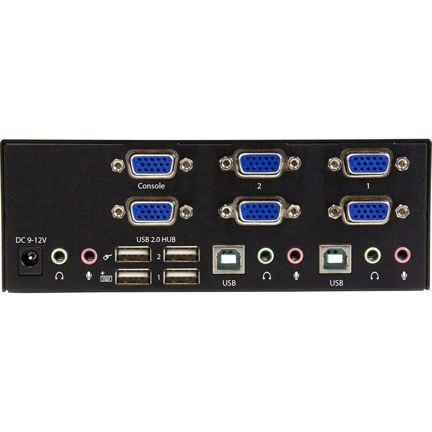 Interruptor KVM 2 Puertos StarTech VGA Doble 1920x1200