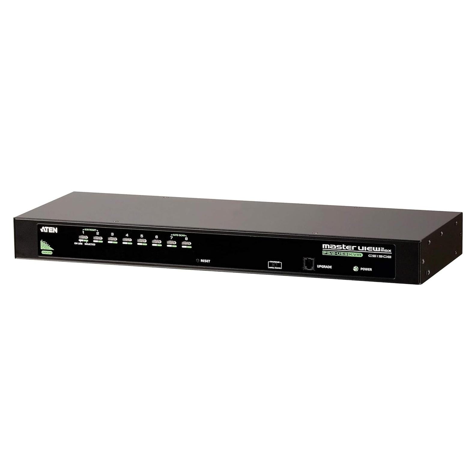 Interruptor KVM ATEN CS1308 8 Puertos USB/PS2 Negro