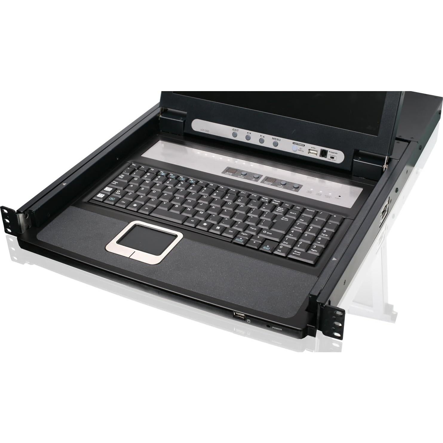 Consola KVM 8 Puertos IOGEAR GCL1808 17" LCD Negro