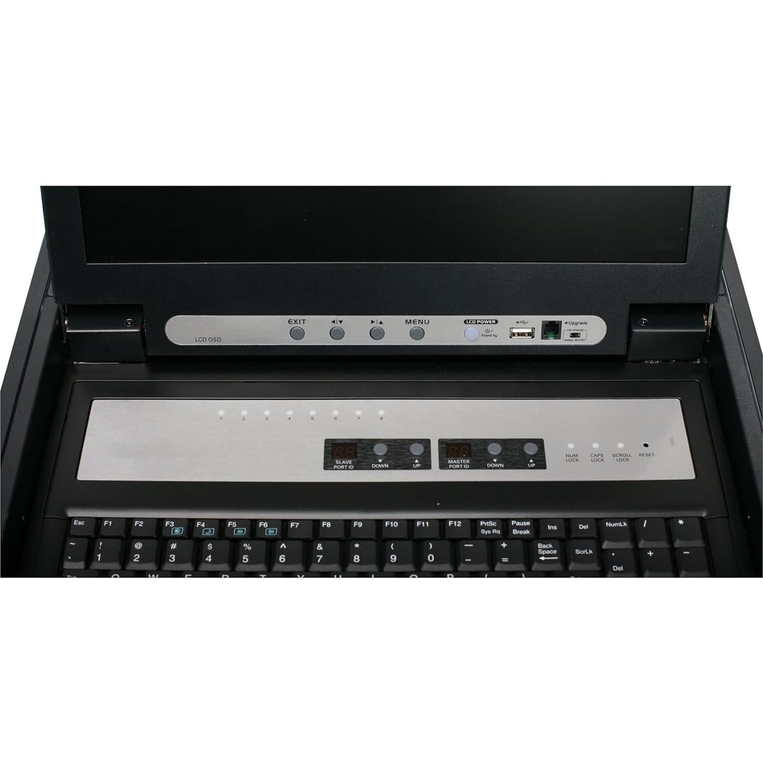 Consola KVM 8 Puertos IOGEAR GCL1808 17" LCD Negro