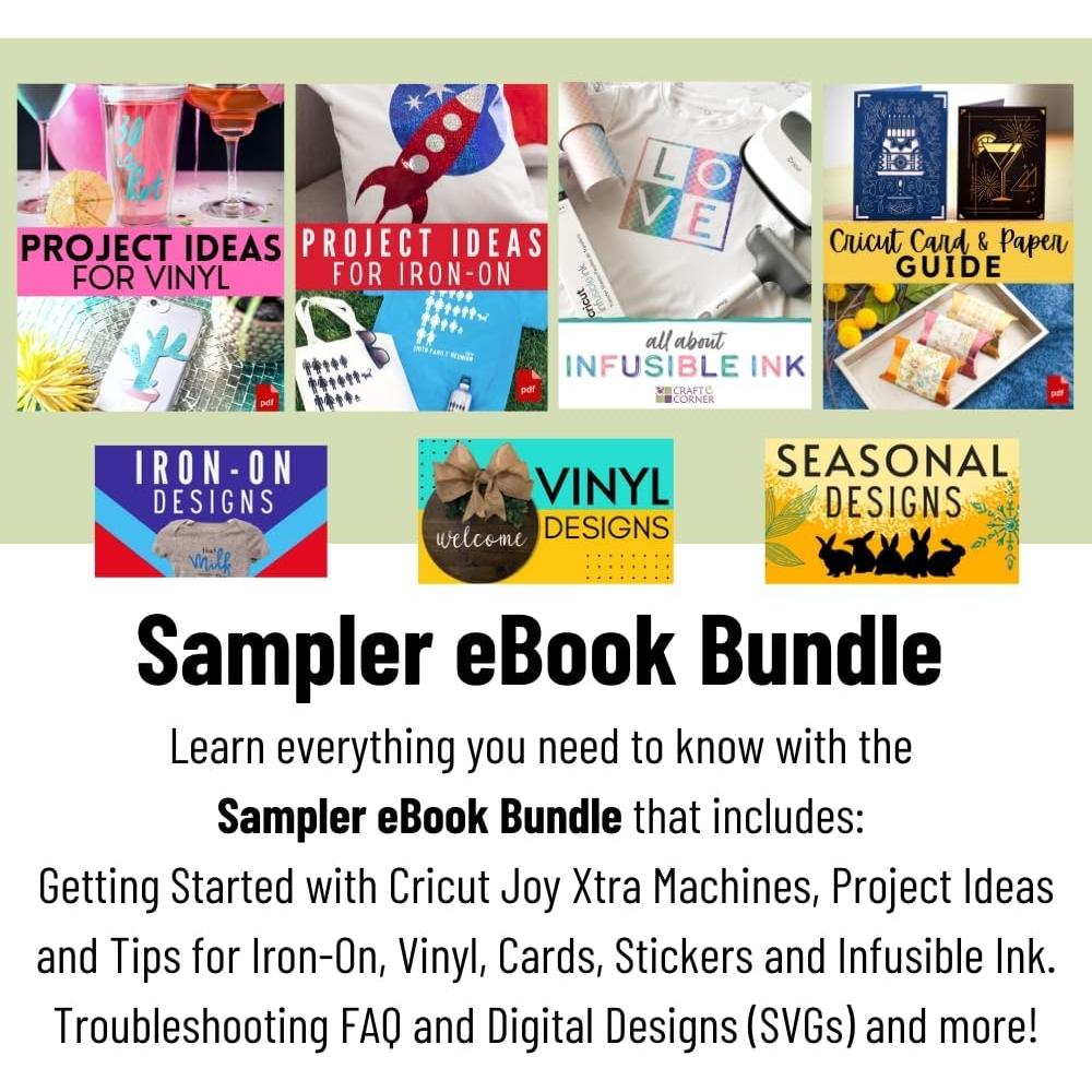 Kit de Materiales Cricut Joy Xtra - 115 Piezas para Principiantes