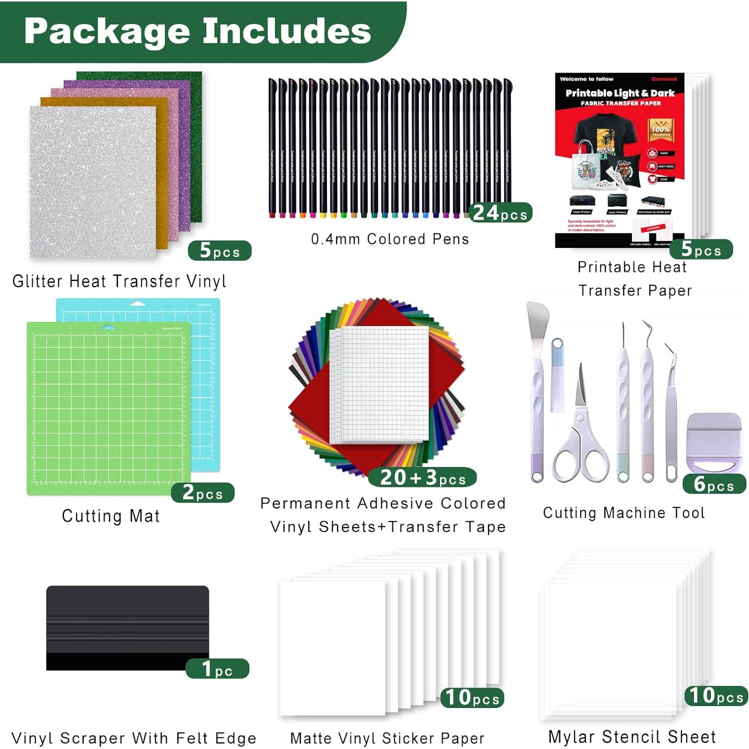 Kit de Accesorios para Cricut Maker y Explore Air - Convend