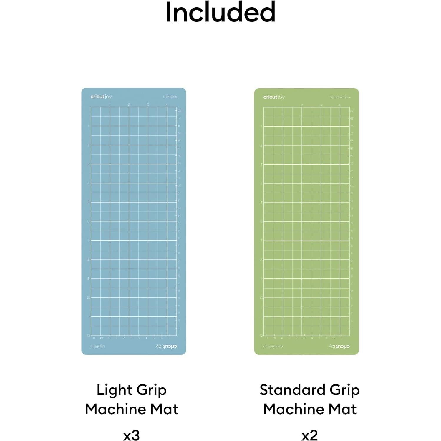 Paquete de 5 Alfombrillas de Corte Cricut Joy 30.5x11.4 cm