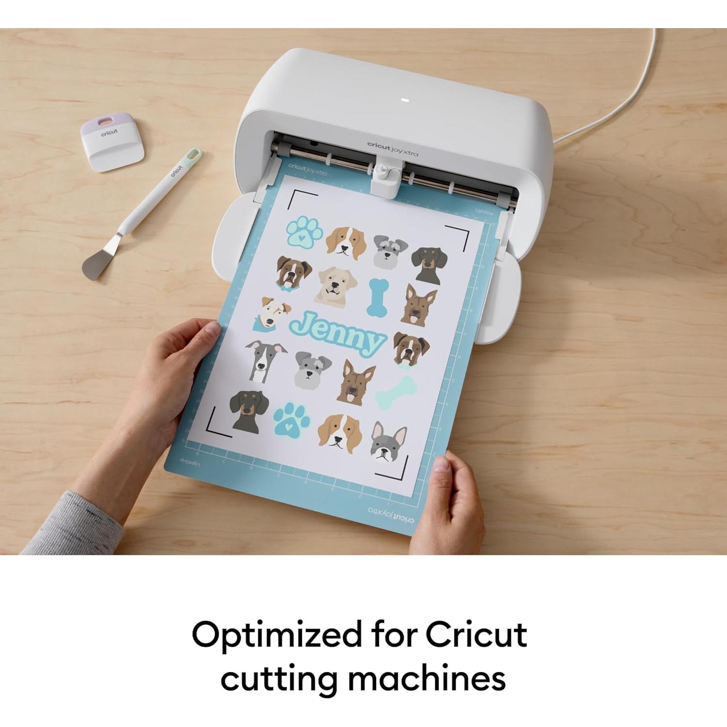 Paquete de 4 Alfombrillas de Corte LightGrip Cricut Joy Xtra 21.6x30.5cm