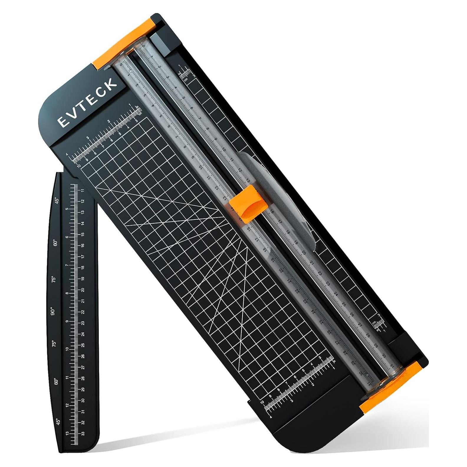 Cortadora de Papel Evteck 30.48 cm Deslizante con Seguridad