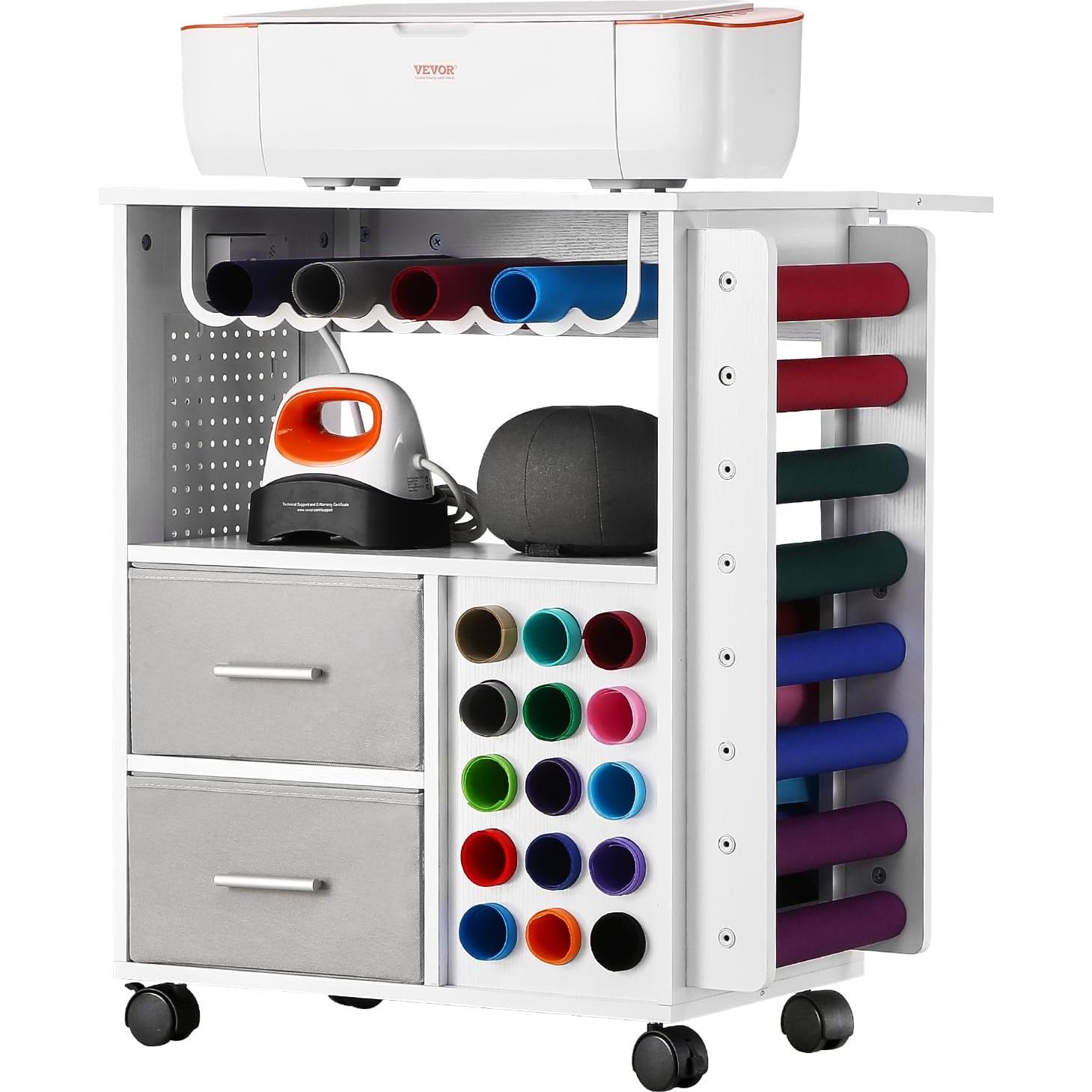 Carro de Manualidades Rodante VEVOR con Estación de Carga