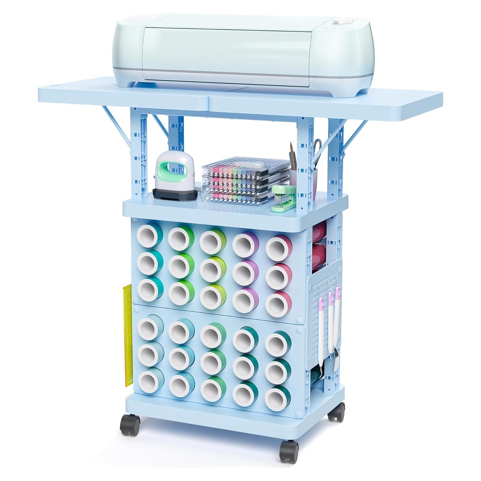 Organizador de Manualidades Sunnacate con 30 Soportes para Vinilo