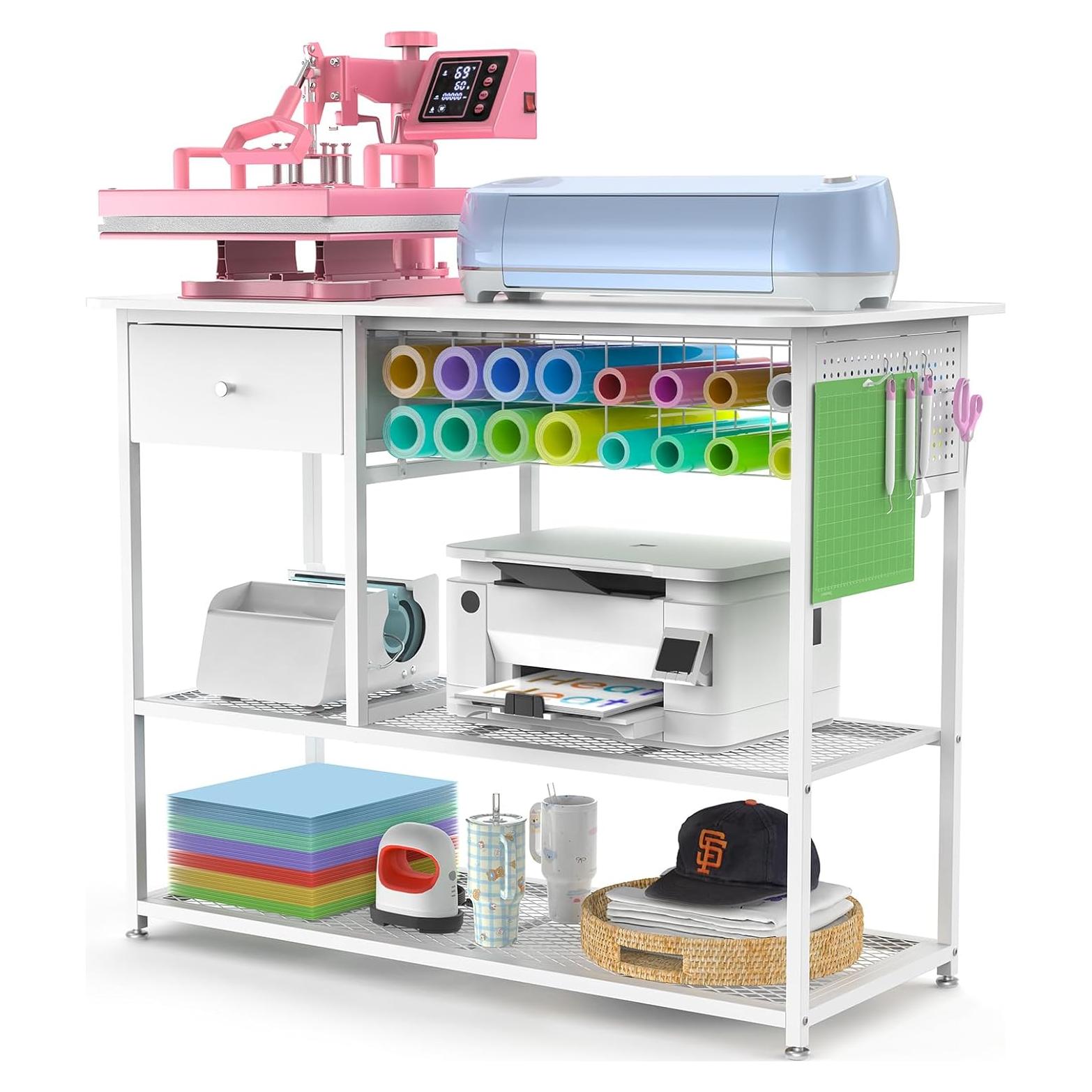 Mesa de Prensa Térmica Extra Grande Crafit 114x55cm Multiusos