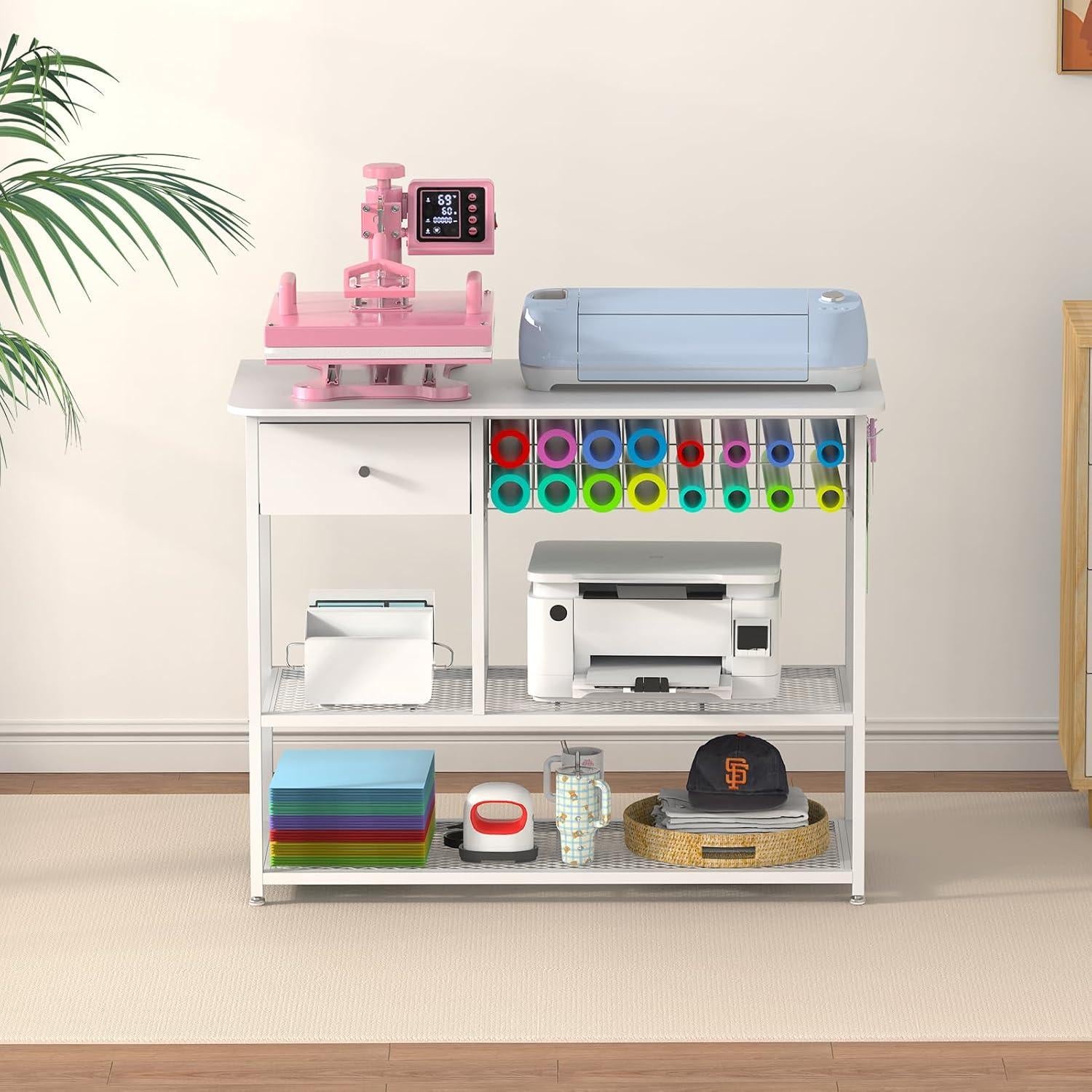 Mesa de Prensa Térmica Extra Grande Crafit 114x55cm Multiusos