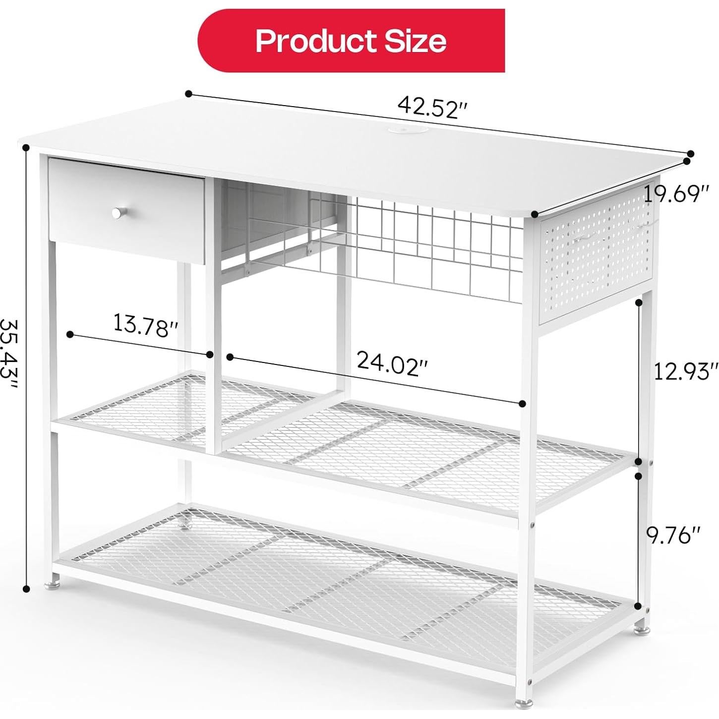 Mesa de Prensa Térmica Extra Grande Crafit 114x55cm Multiusos