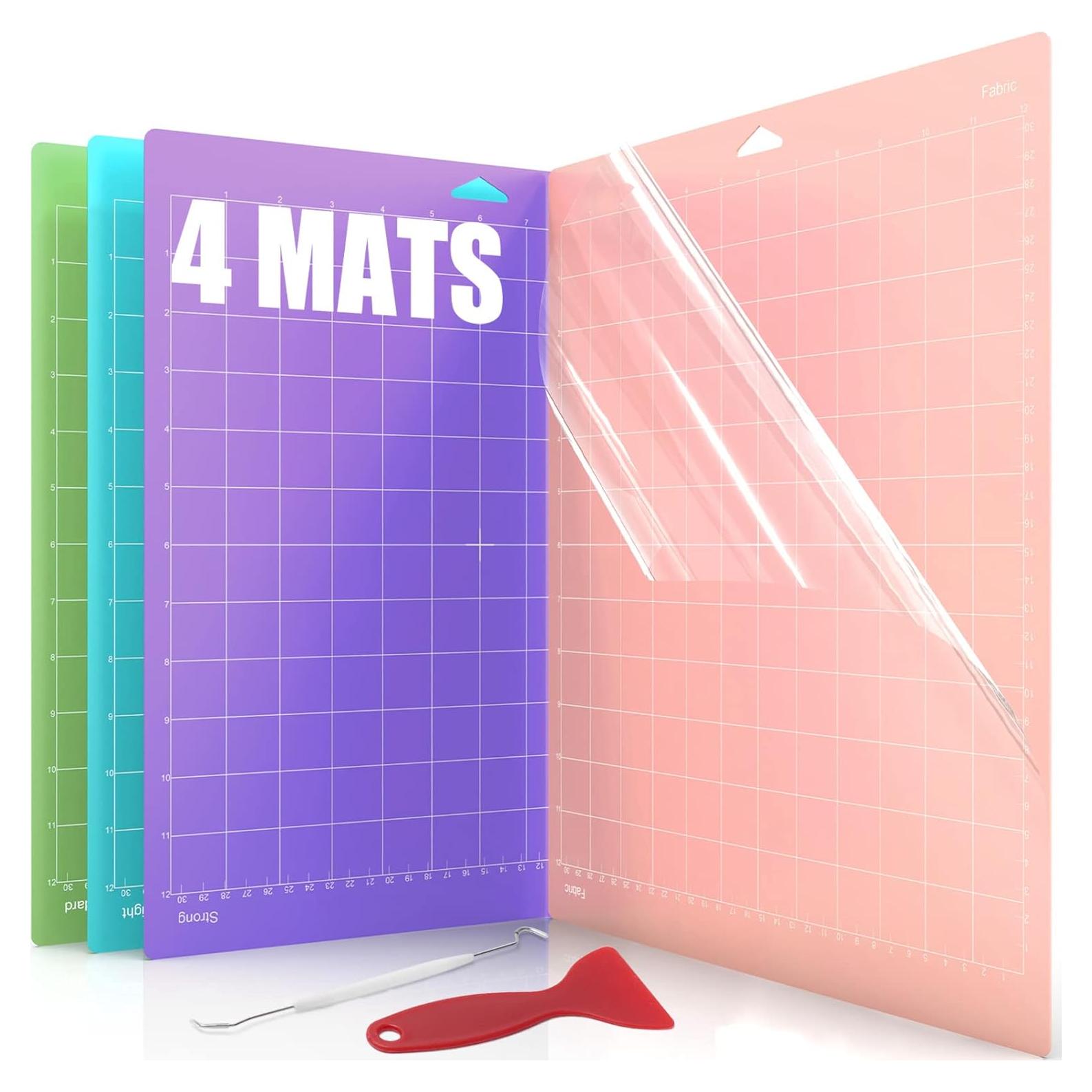 Alfombrillas de Corte Lzerking 4 Pack 30.48x30.48cm PVC