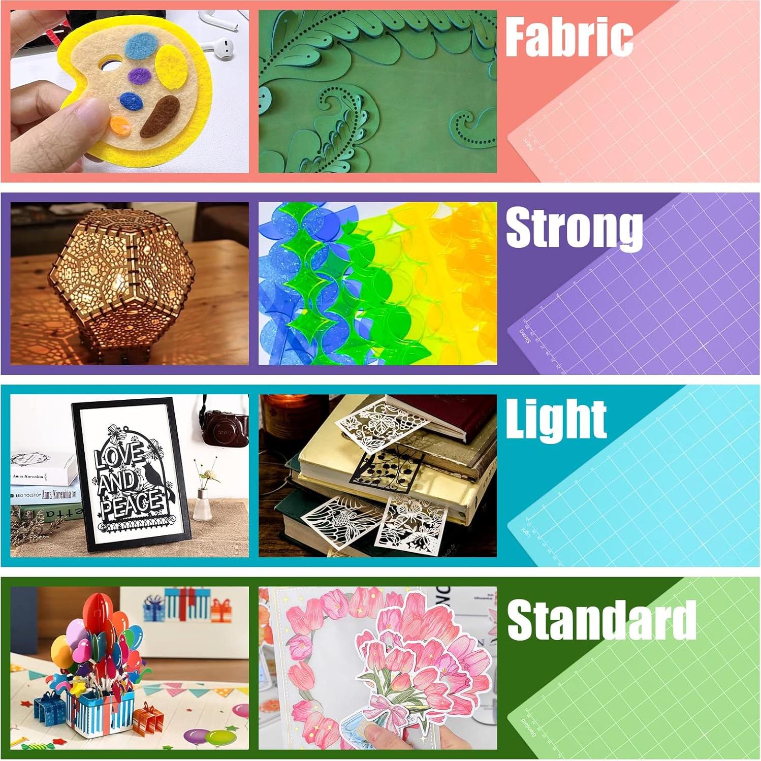 Alfombrillas de Corte Lzerking 4 Pack 30.48x30.48cm PVC