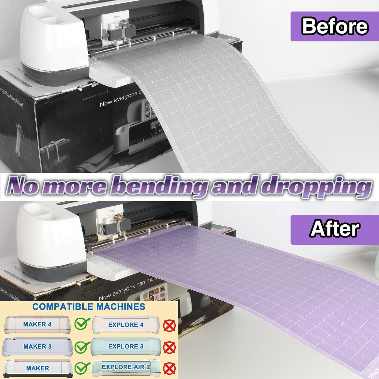 Bandeja de Extensión Larga LOPASA para Cricut Maker 4 y 3 - 30.48x60.96 cm