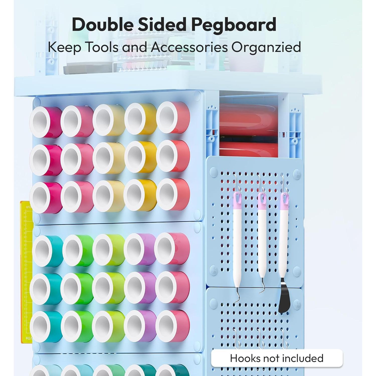 Carro de Almacenamiento para Manualidades Sunnacate 45 Rollos