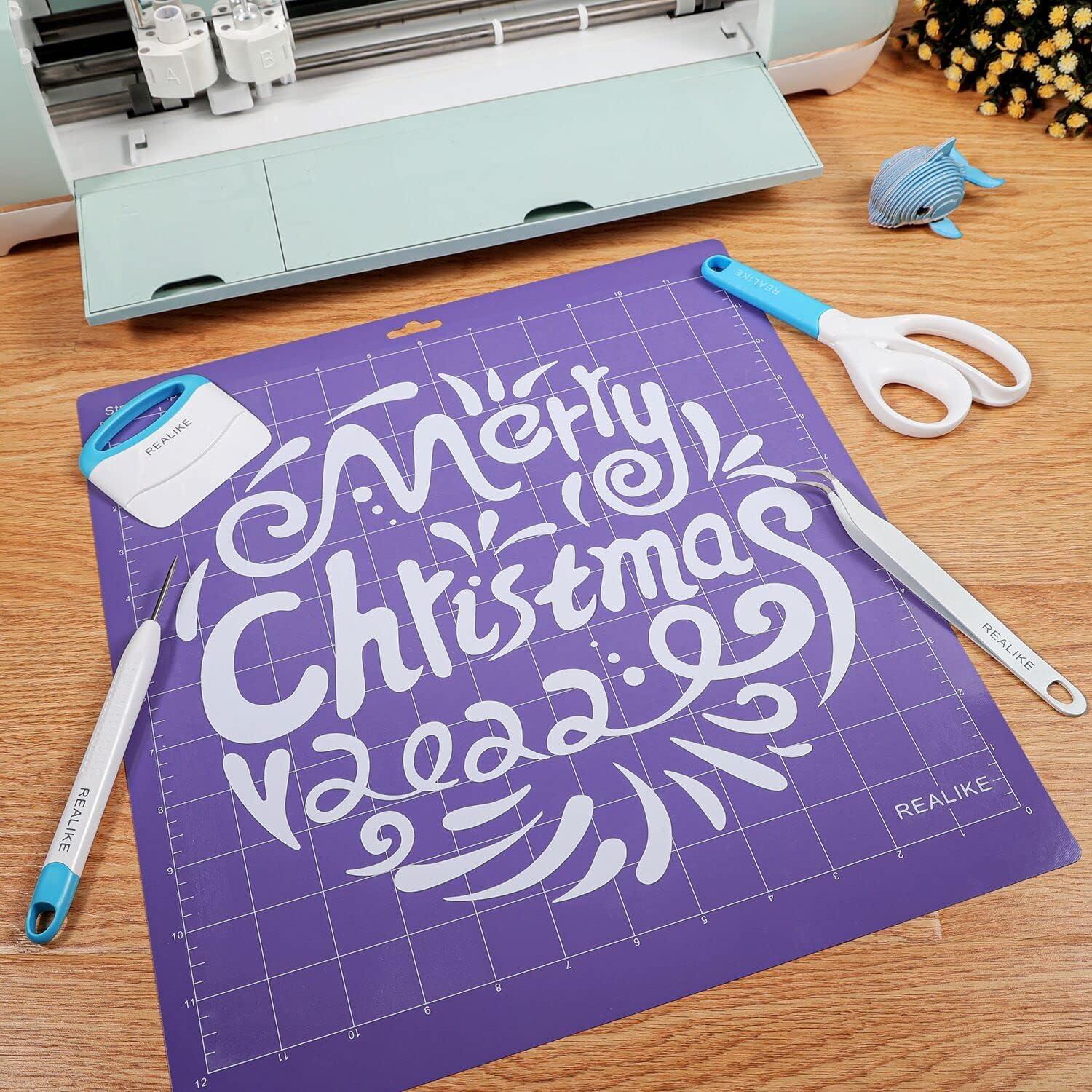 Mat de Corte Adhesivo Antideslizante REALIKE 12x12 - 3 Piezas