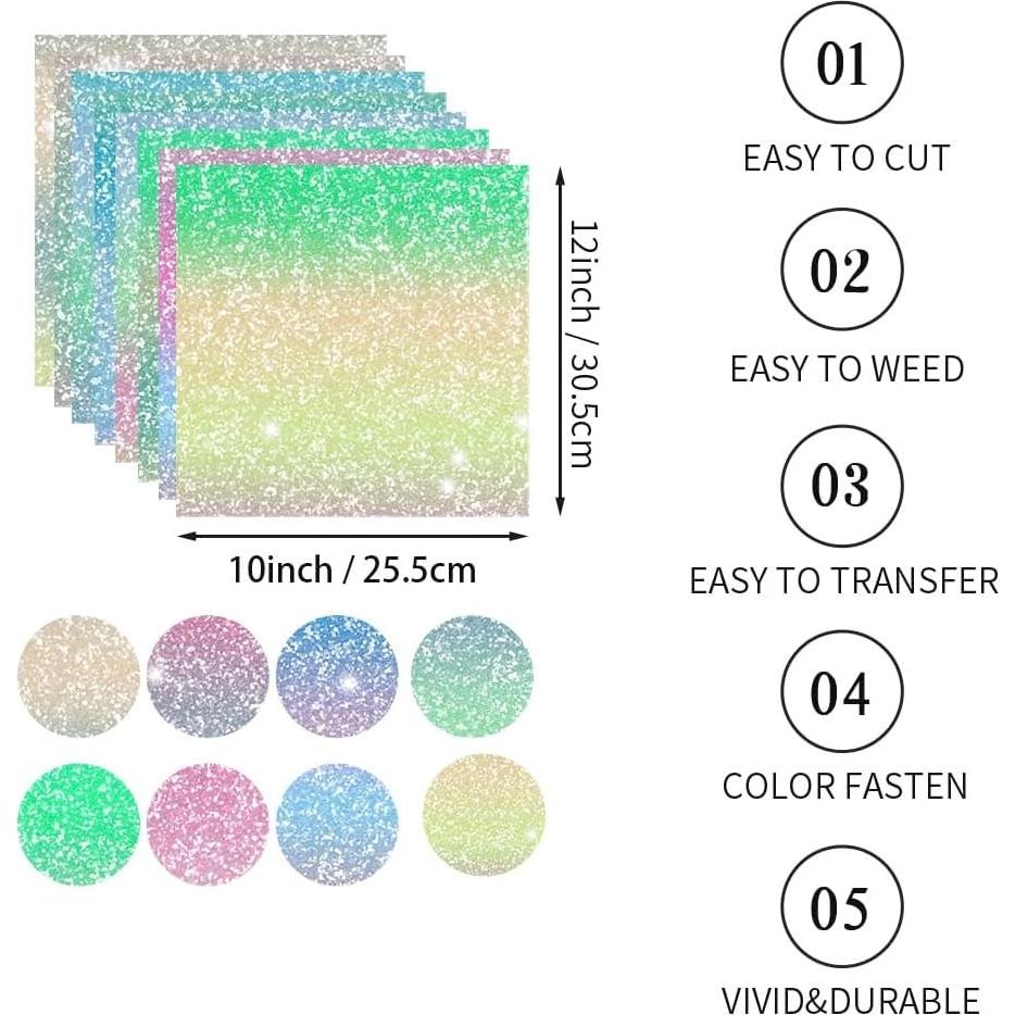 Hojas de Transferencia de Sublimación IKELI 30.5x25.4cm 10pcs