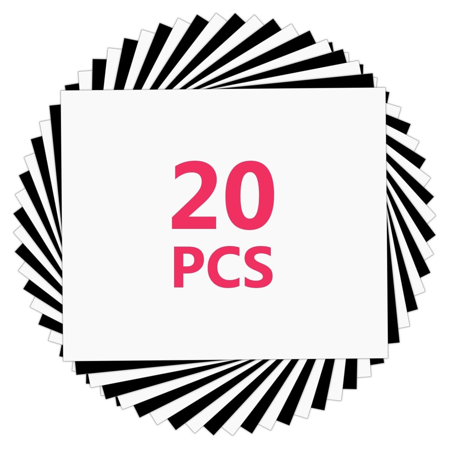 Vinilo de Transferencia de Calor Yiwloer 30x25cm 20 Hojas