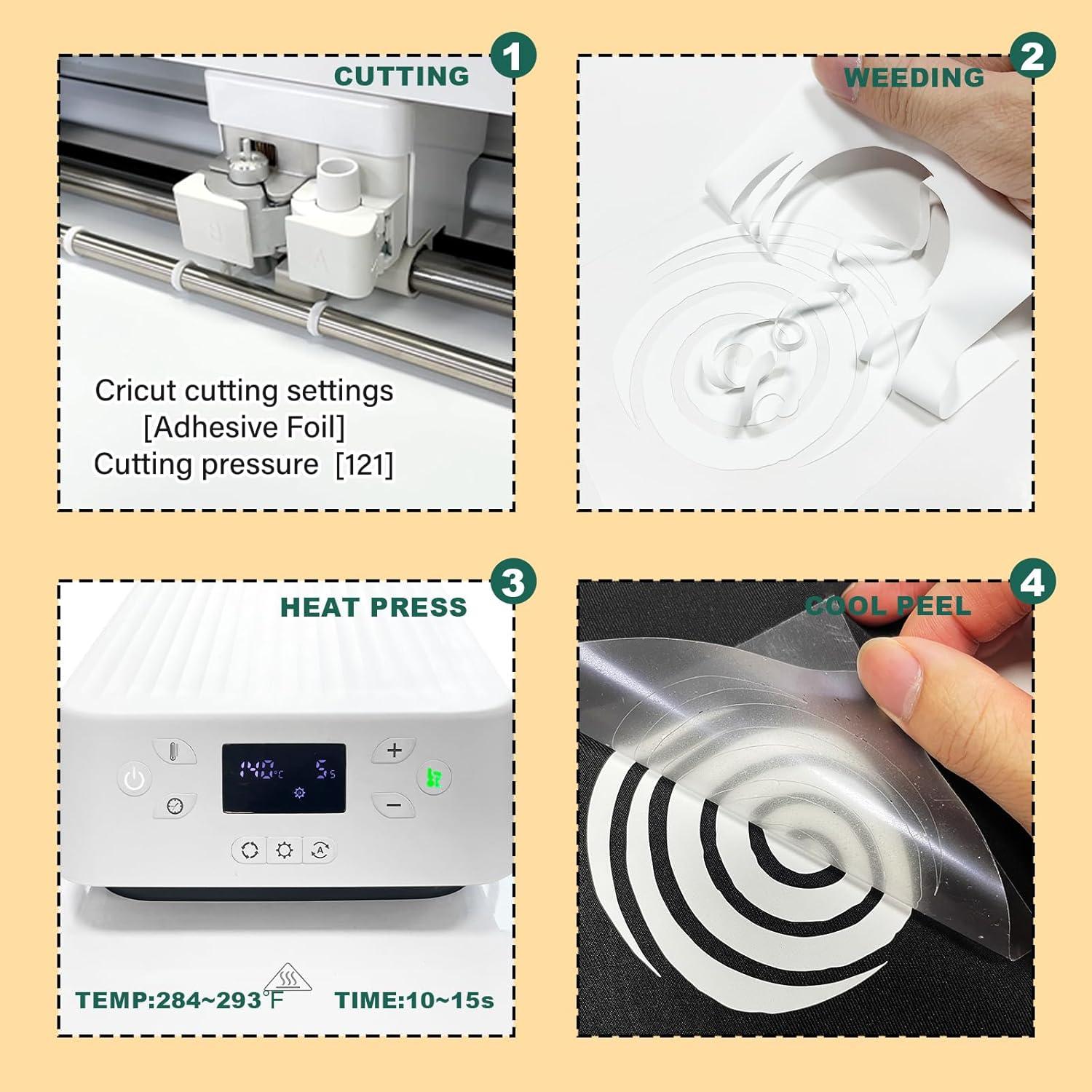 Vinilo de Transferencia de Calor Yiwloer 30x25cm 20 Hojas