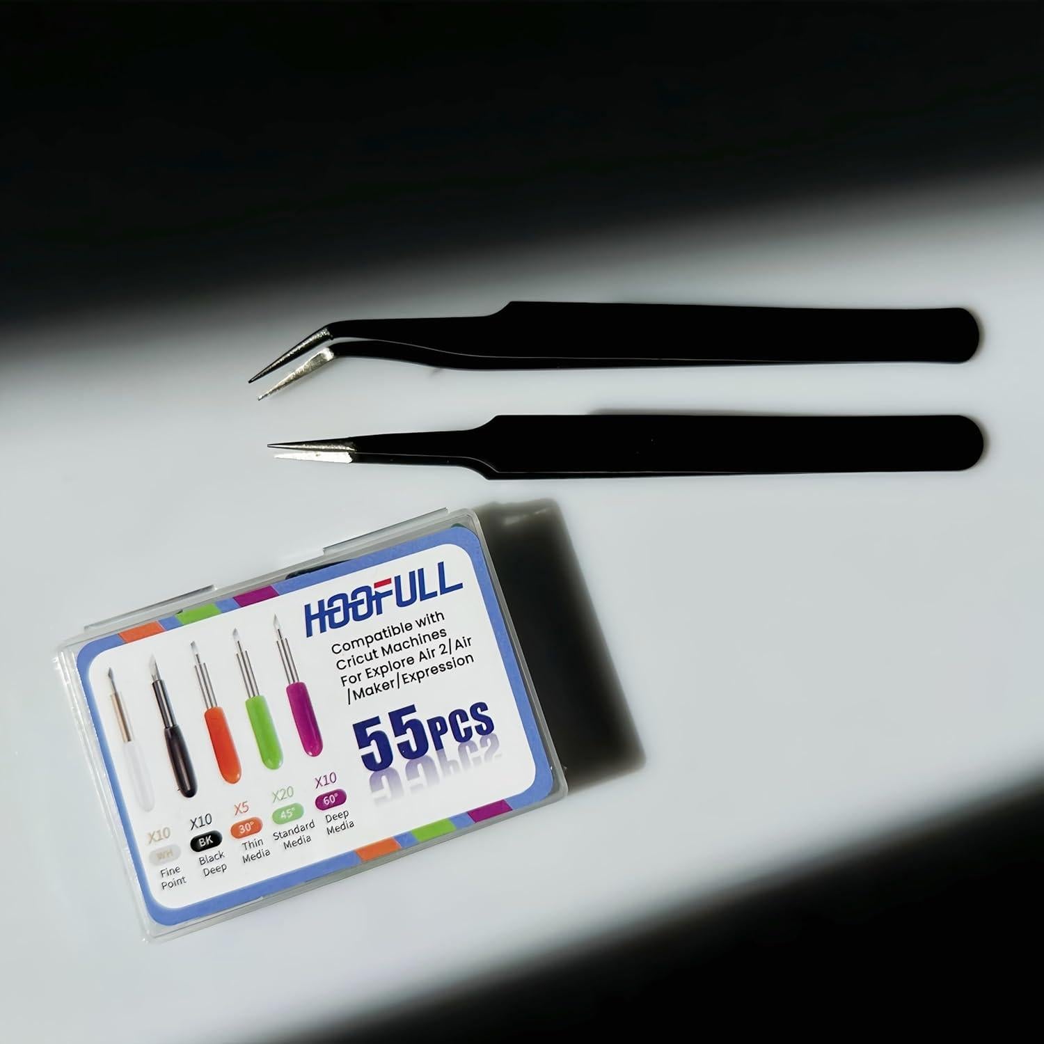 HOOFULL 55 PCS Cuchillas de Repuesto para Cricut Explore/Maker
