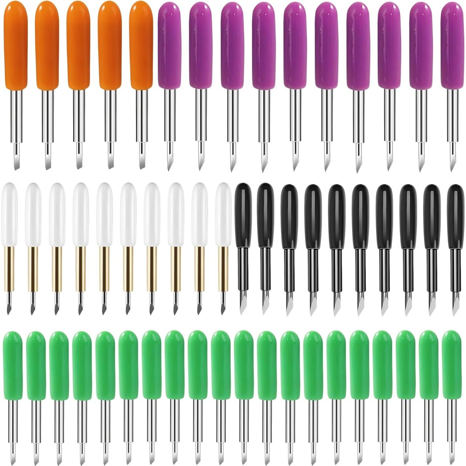 HOOFULL 55 PCS Cuchillas de Repuesto para Cricut Explore/Maker
