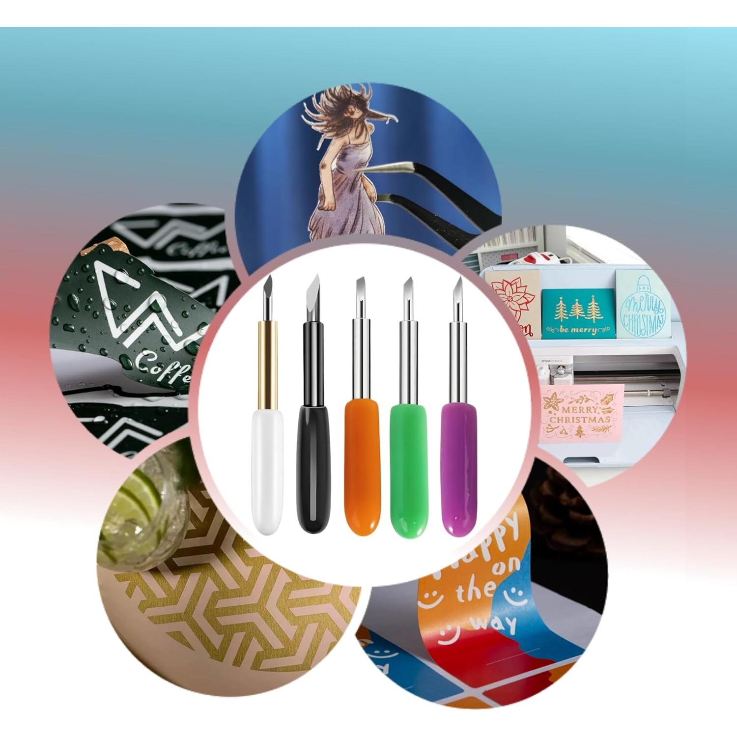 HOOFULL 55 PCS Cuchillas de Repuesto para Cricut Explore/Maker