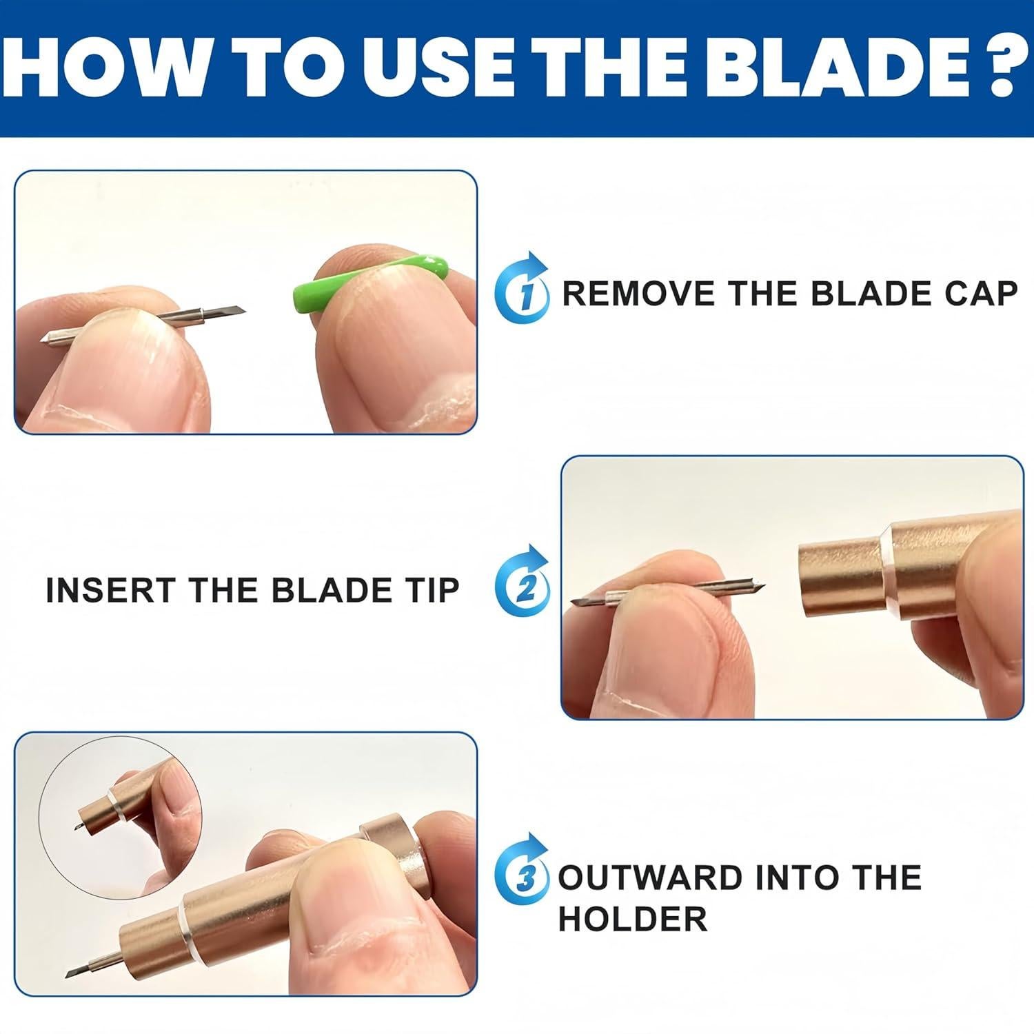 HOOFULL 55 PCS Cuchillas de Repuesto para Cricut Explore/Maker