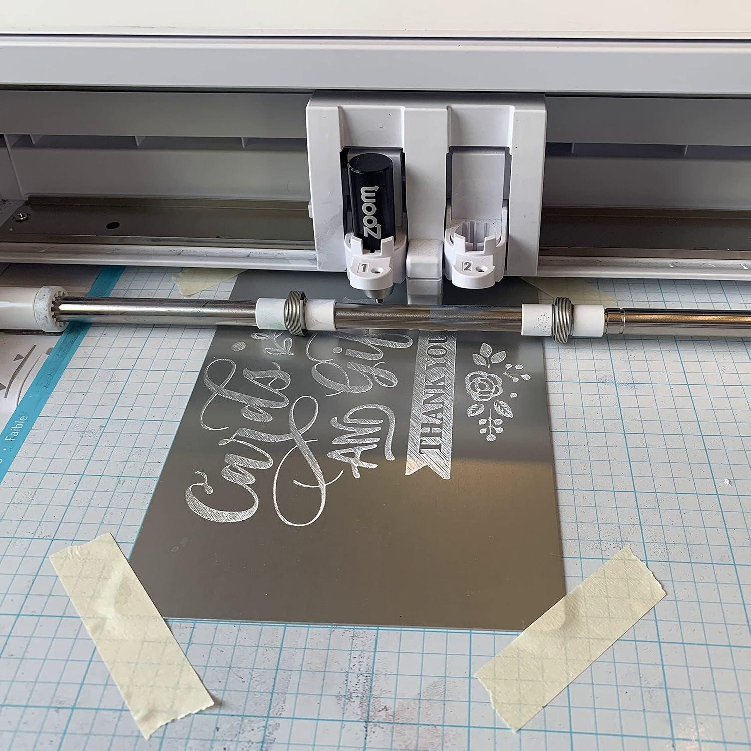 Hojas de Grabado de Aluminio Anodizado Zoom 12.7x17.8cm - Paquete de 3