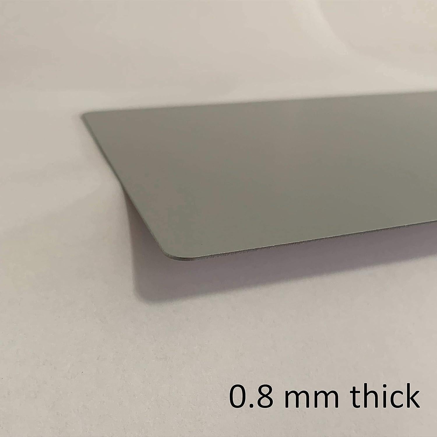 Hojas de Grabado de Aluminio Anodizado Zoom 12.7x17.8cm - Paquete de 3