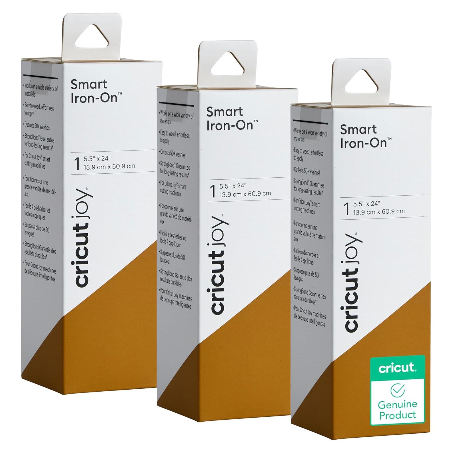 Vinilo Termoadhesivo Cricut Joy Smart 13.9x60.9 cm Mostaza 3pk
