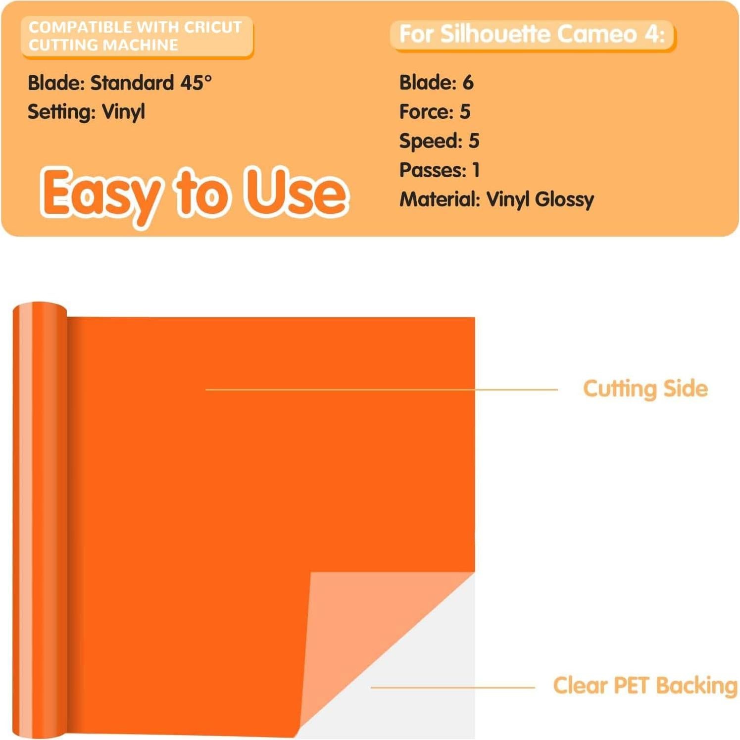 Rollos de Vinilo Permanente HTVRONT 30.48 cm x 0.91 m 13 Colores