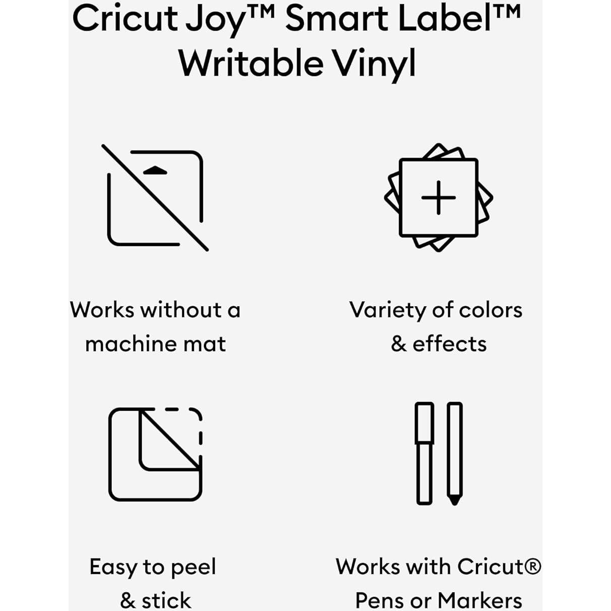 Vinilo Adhesivo Permanente Cricut Joy Dorado 3pk 5.5x33cm