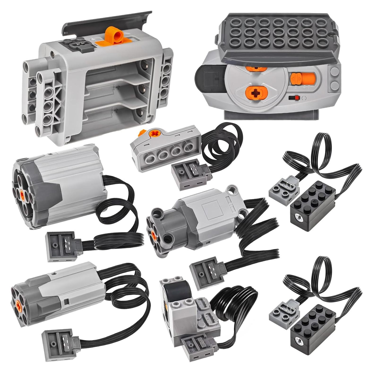 Conjunto de Motor y Control Remoto Cobers 9 Piezas para Technic