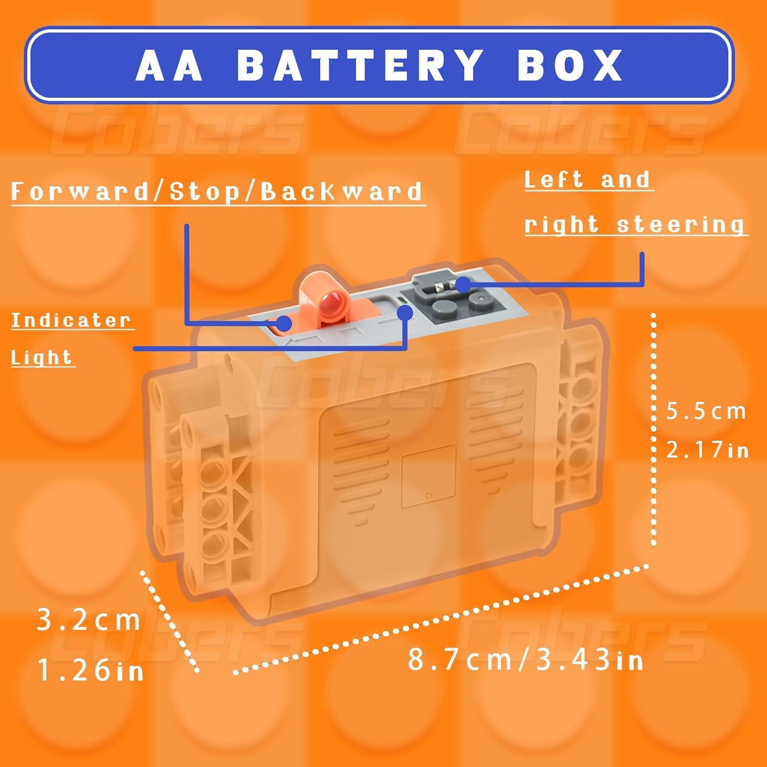 Conjunto de Motor y Control Remoto Cobers 9 Piezas para Technic