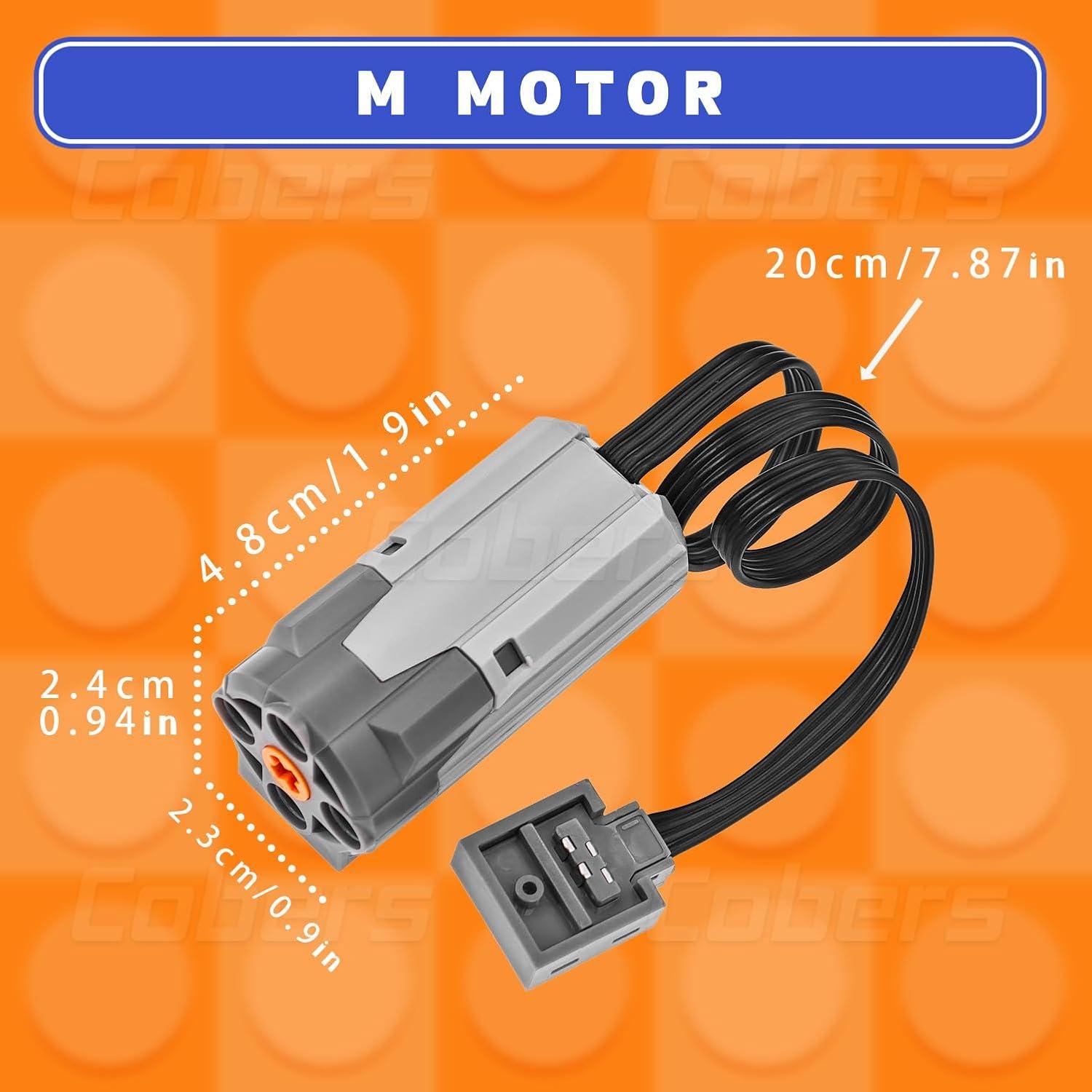 Conjunto de Motor y Control Remoto Cobers 9 Piezas para Technic