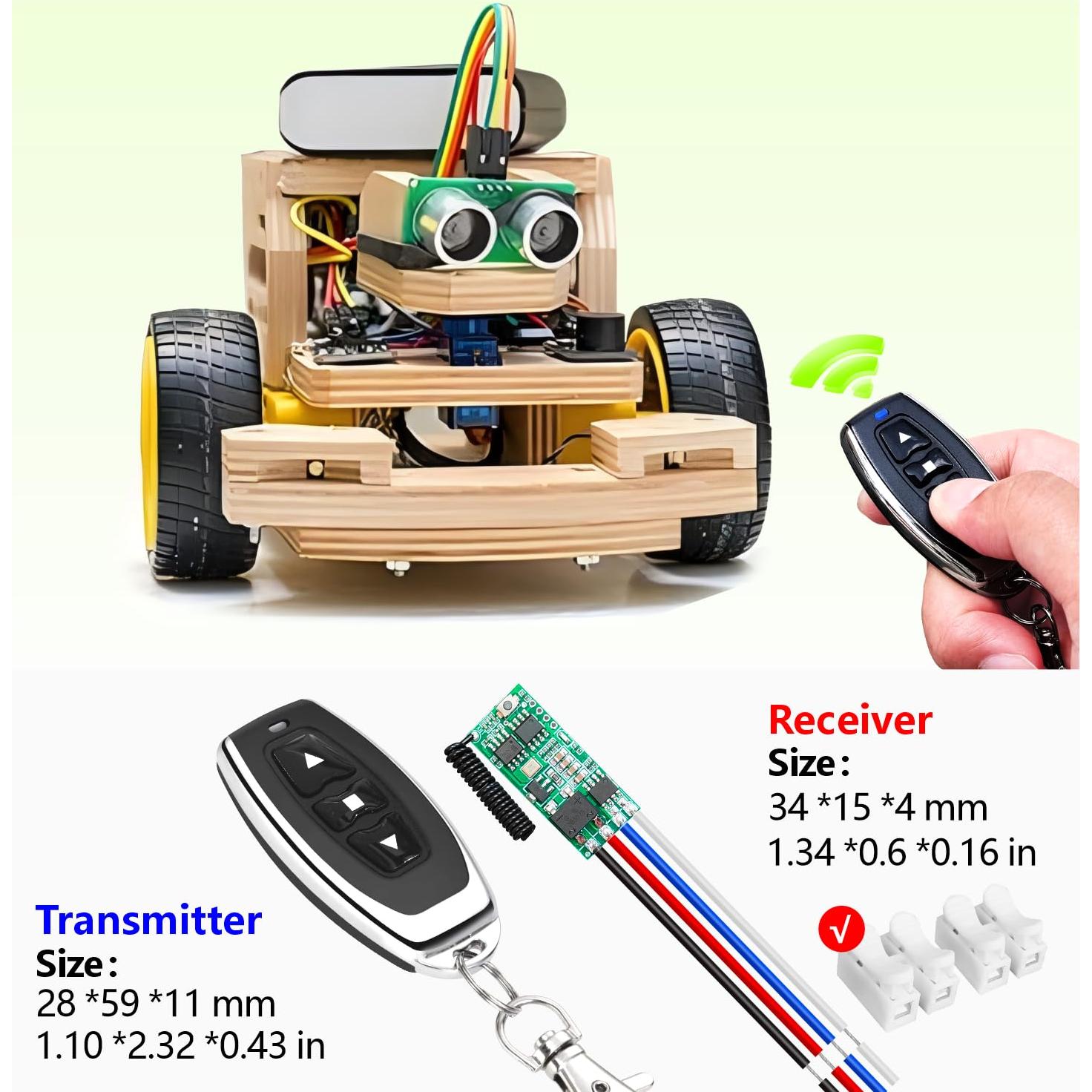 Interruptor Control Remoto Inalámbrico DC 12V DieseRC RX26M