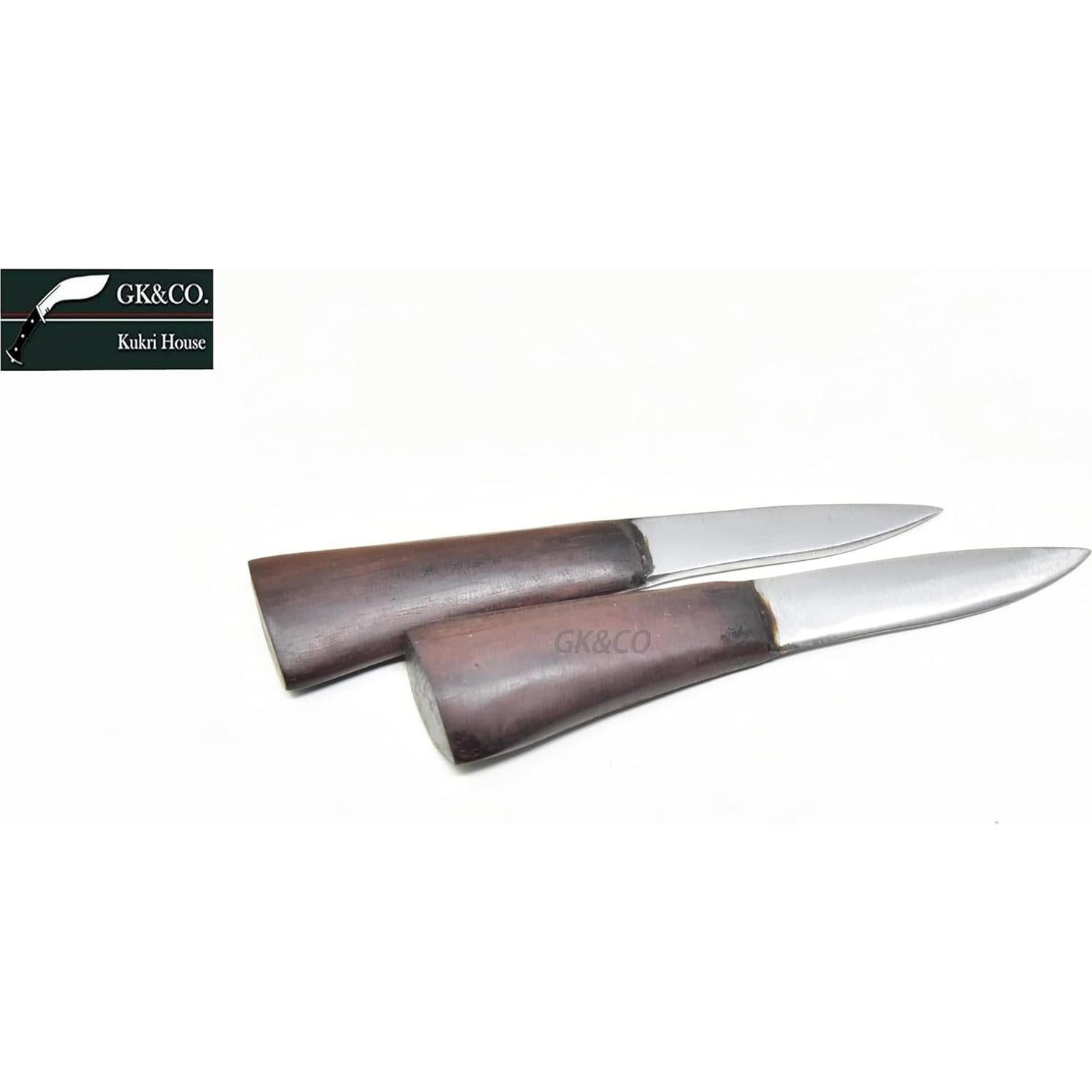 Cuchillos Karda y Chakmak GK&CO. Kukri 3" Acero Al Carbono
