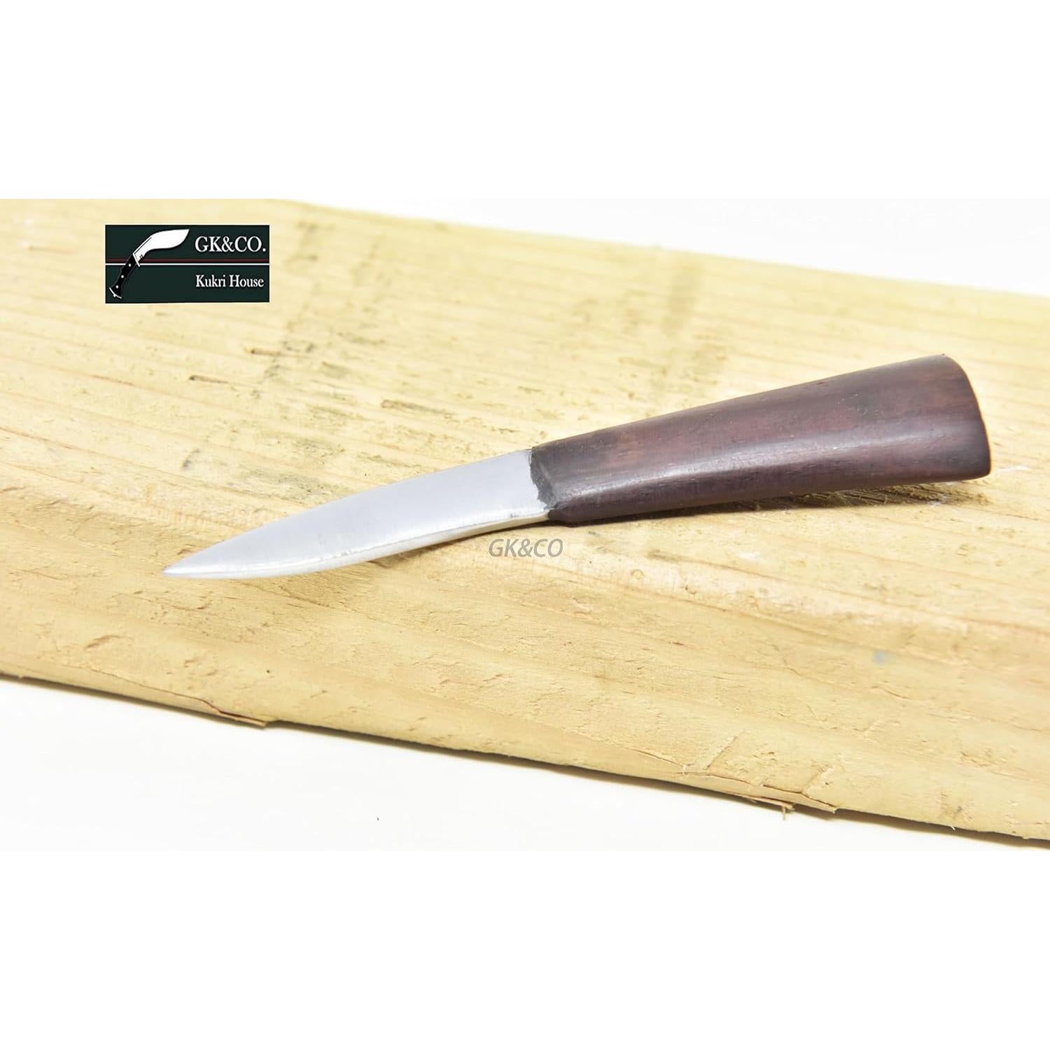 Cuchillos Karda y Chakmak GK&CO. Kukri 3" Acero Al Carbono