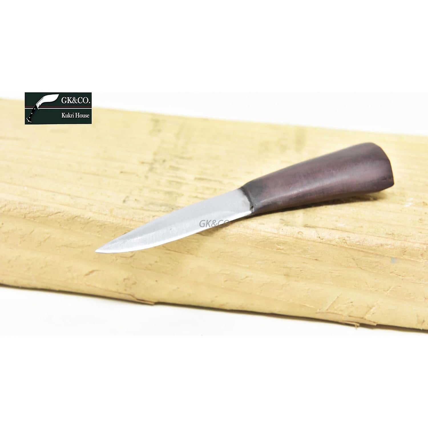 Cuchillos Karda y Chakmak GK&CO. Kukri 3" Acero Al Carbono